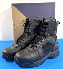 NIB 10 M MEN'S PROPPER SERIES 100 F4507 8" SIDE ZIP BOOTS BLACK