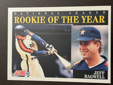 1992 Score #793 Jeff Bagwell Houston Astros ROY