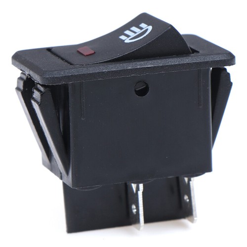 12V 35A Universal Car Red LED Fog Light Rocker Switch Dash Dashboard 4Pin yu - Picture 9 of 12