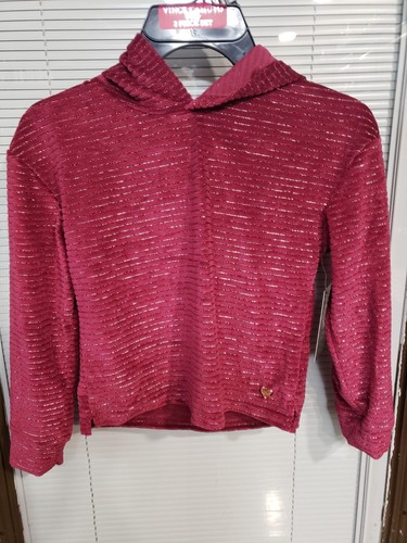 Vince Cameron Kids Two Piece Set Purple With Shiny Purple Lines Girls Size 6 - Picture 6 of 9