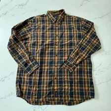 Structure Button Front Shirt Men's XL Plaid Preppy Y2K