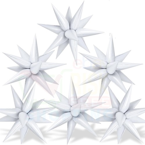 StarBurst Star Explosion Spike Foil Balloons Cone Foil Balloon Xmas Party Decor - Picture 6 of 14