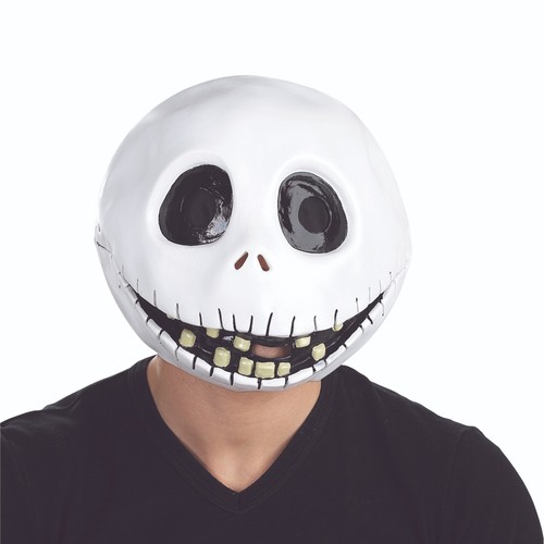 Disguise Nightmare Before Christmas Adult Jack Skellington Latex Full Mask - Picture 2 of 2