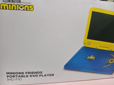 (IRriver IMD-F10) Minions Car Portable DVD Player CD/CDR/CDRW HDMI, USB 10.1''