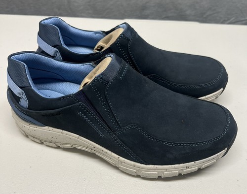 Mujer Clarks Wave Plateau Azul Marino/Nubuck Talla 8 Ancho - Imagen 2 de 8
