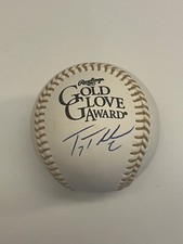 Troy Tulowitzki Signed Rawlings Official Major League Gold Glove Baseball JSA