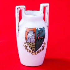 Unknown English Manufacturer Crested Roman Vase Roman with Lynton Crest