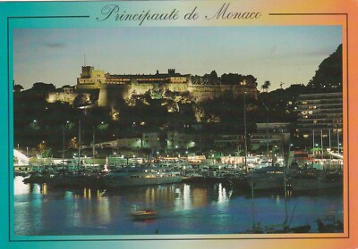 PRINCIPAUTE DE MONACO ~ FRANZÖSISCHE RIVIERA ~ GEBRAUCHT ~ VERSCHICKT
