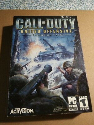 Call of Duty - United Offensive -with original game box / game manual + key code