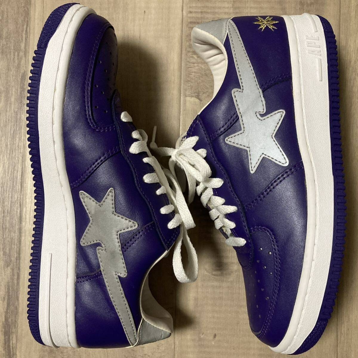 BAPE × DEVILOCK leather reflector BAPESTA sneakers NIGO A Bathing