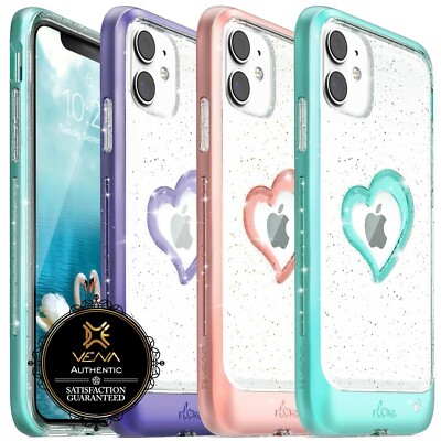 For iPhone 11 Pro Max XR XS Max Bling Glitter Clear Case Girl Cover Bumper  Slim
