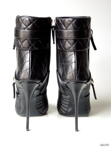 Giuseppe ZANOTTI black leather 35 US 5 ZIPPERS MOTO ankle boots Olinda new $1695 - Picture 5 of 7