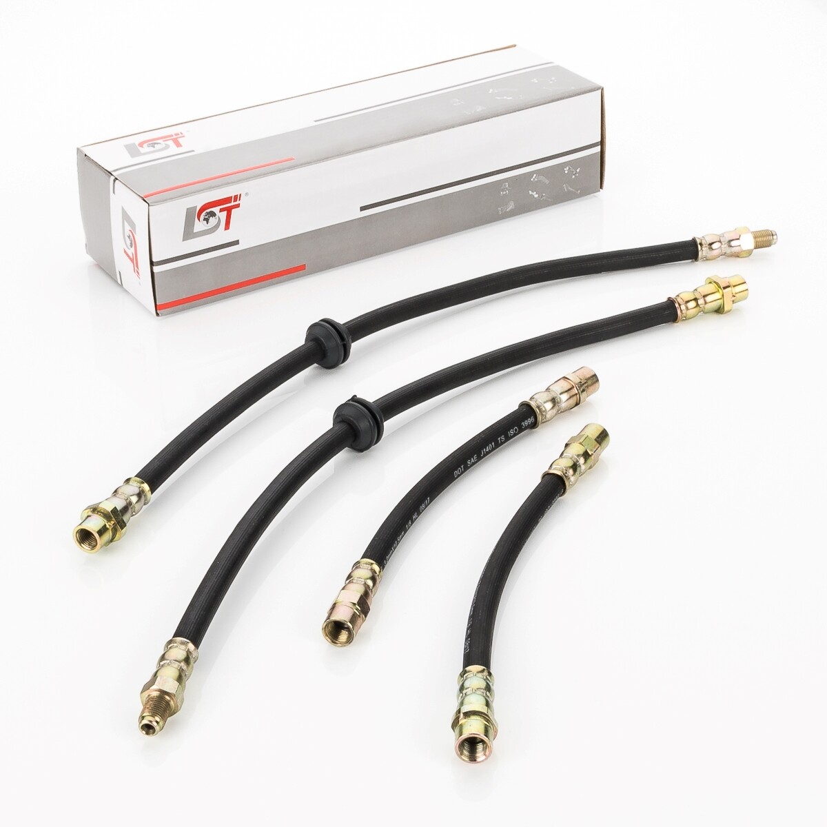 4x Brake Hose Brake Line Front Rear for bmw 3er E36 Cabrio Coupe Touring