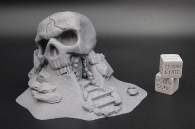 Tabletop Terrain Skull Rock Dungeon Entrance Dnd RPG Skirmish 28mm
