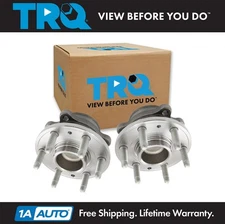 TRQ Front Wheel Hub Bearings Set For 2015-2022 Chevrolet Colorado GMC Canyon