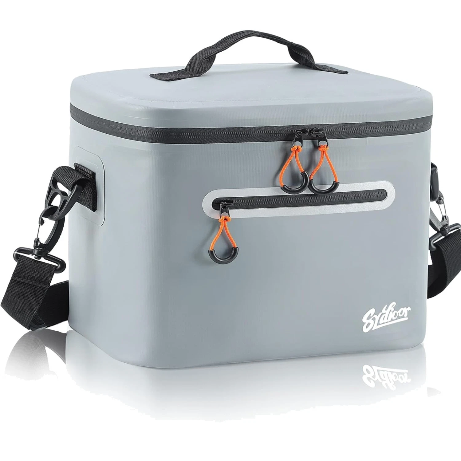 Soft-Sided Cooler Bag, 7/16/30 Can Insulated Lunch Box, Waterproof, Leak-Proo...