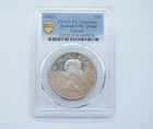 1963 Canadian $1 Coin .800 Silver PCGS PL Genuine Stained UNC Detail- T241