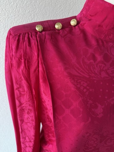 Balmain For H & M Seidenbluse, pink, Gr. 38 - Bild 4 von 6