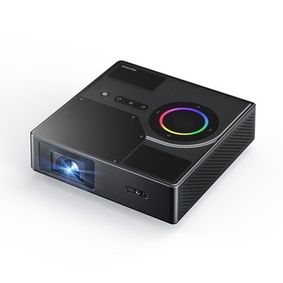NexiGo Nova Mini, Portable Laser Projector, Google TV w/Netflix, 1080p FHD, 1200