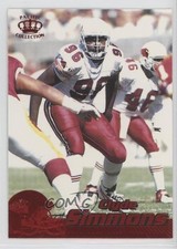 1996 Pacific Crown Collection Red Clyde Simmons #3 u6m
