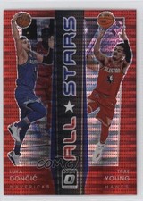 2021 Panini Donruss Optic All-Stars Red Pulsar Prizm Luka Doncic Trae Young i1p
