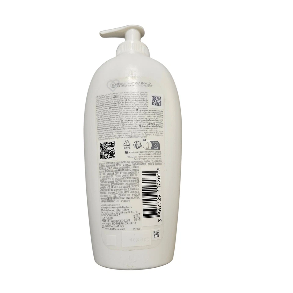 Leche corporal anti sequedad BIOTHERM Lait Corporel original 13,52 fl oz hidratante Foto 3 de 3