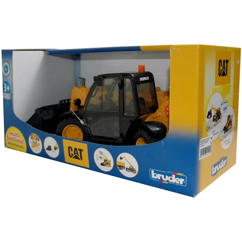 Vehículo de juguete manipulador telescópico Bruder CAT con brazo extensible para mayores de 3 años Foto 2 de 4
