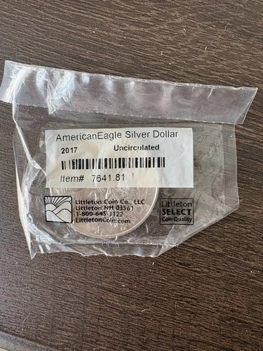 2017 American Eagle Silver Dollar Uncirculated