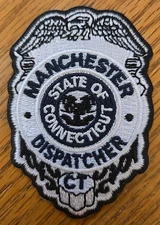 MANCHESTER CONNECTICUT POLICE DISPATCHER small POLICE PATCH