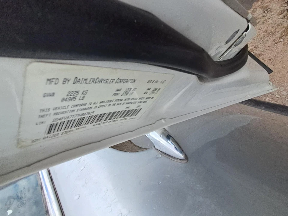 Regulador de ventana de puerta trasera izquierda usado se adapta a: Dodge Magnum 2007 grado trasero izquierdo Foto 3 de 4