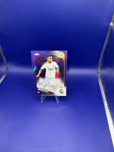 2025-26 Topps Chrome UCC Purple Refractor Autograph Rodrygo/75 #CA-RD