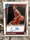 2021-22 Panini Donruss Optic Rated Rookie Signatures Evan Mobley #175 Auto Cavs