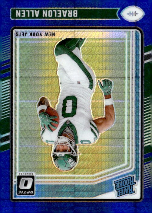 2024 Panini Donruss Optic Football Braelon Allen #211 Blue Hyper