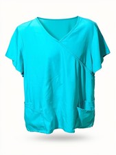 Urbane Ultimate Women's 2-Way Stretch 4Pkt Scrub Top Size XL