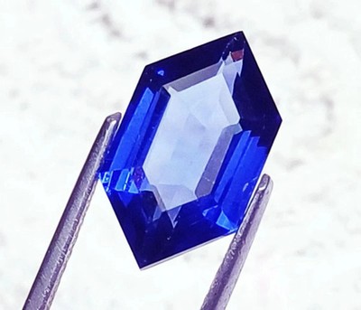 Natural Blue Sapphire 35 Ct Fancy Cut Certified Loose Gemstone With Free Gift