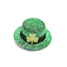St Patricks Day Hat Mini Dolls Baby Decor Green Blouses Party Hat St.