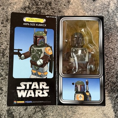 KUBRICK Star Wars Boba Fett 400% Action Figure Medicom Toy Bearbrick  No Gun 