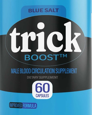 #ad Blue Salt Trick Boost Mens Health Support Supplement 60 Capsules $39.00