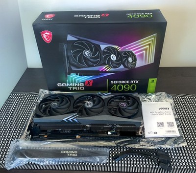 MSI GeForce RTX 4090 Gaming Trio 24GB GDDR6X - No Mining - Open Box condition -