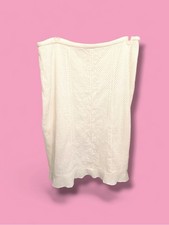 Magaschoni 90  s SAMPLE White Knit Skirt
