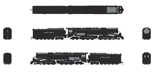 Broadway LTD N #6983 UP Challenger 4-6-4 #3714 Paragon4 Sound/DC/DCC/SMOKE~NUEVO | Zustand: New