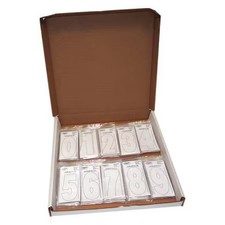 Hardline Products 3Scwp30 Numberlabelset, Vinyl, 3Inh, 1-1/4Inw, Pk300