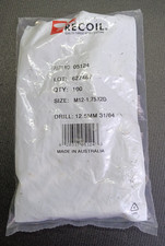 100 QTY - RECOIL Threaded Insert- M12-1.75X2D, 05124 (bn)