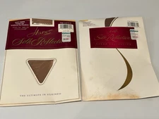 Hanes Silk Reflections Control Top Pantyhose Reinforced Toe Size CD 