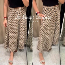 ZARA WOMAN FW25 PLAID CAPE SKIRT ZW COLLECTION ALL SIZES 8787/868/330