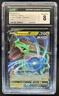 2023 Pokemon SWSH Crown Zenith Rayquaza V #100/159 CGC 8