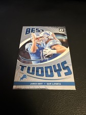 Jared Goff / Sam LaPorta 2024 Donruss Optic #11 Best Tuddys Detroit Lions
