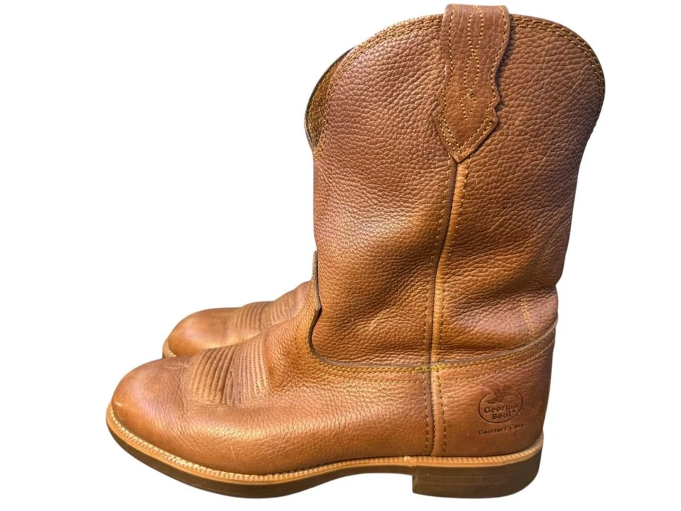 Georgia Boots Pull On Work Wellington Bota de Vaquero Hombres Talla 12 M Foto 2 de 4