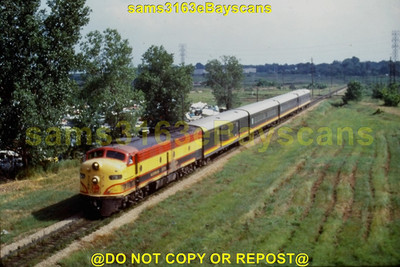 DUPLICATE SLIDE KANSAS CITY SOUTHERN RWY SOUTHERN BELLE E8 29 PITTSBURG ...