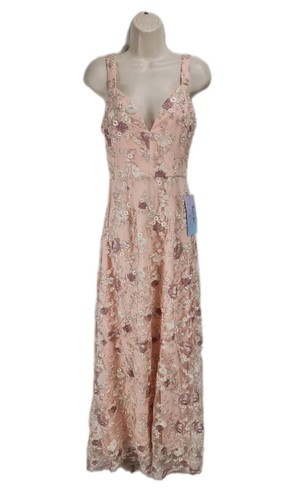 minuet Maxikleid Ballkleid Damen Größe S geblümt rosa Herzausschnitt 115A - Bild 1 von 6